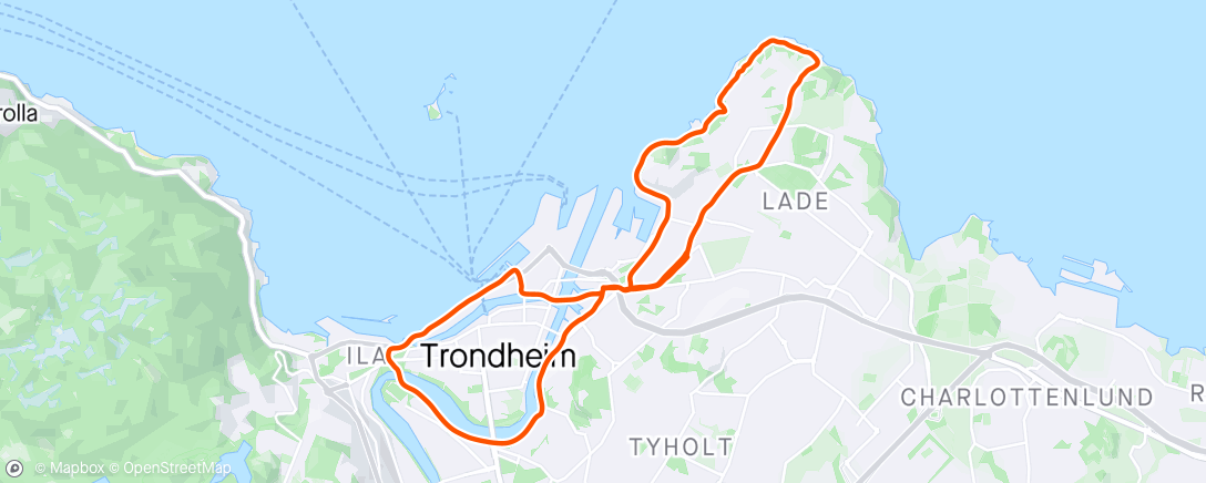 Map of the activity, Morgentur med Tina ☀️