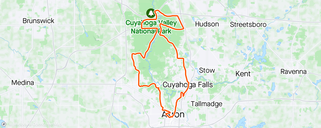 Map of the activity, Solo Valley Cruise!