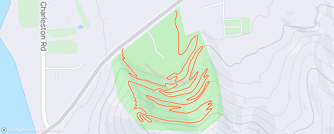 Map of the activity, Pre ride WRS course