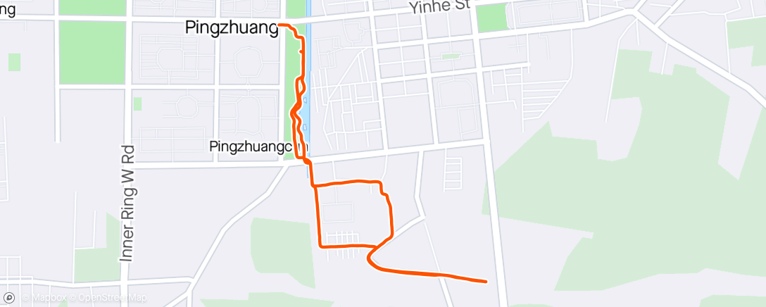 「晨间跑步」活動的地圖