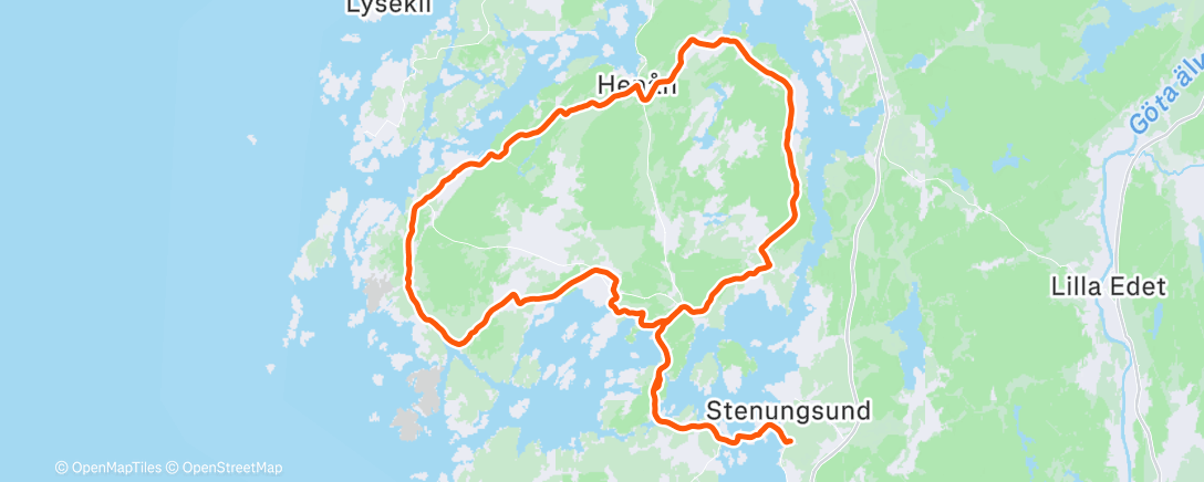 Map of the activity, Morning Ride