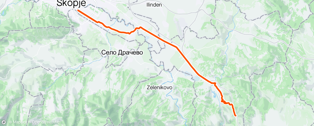 Map of the activity, Letevci