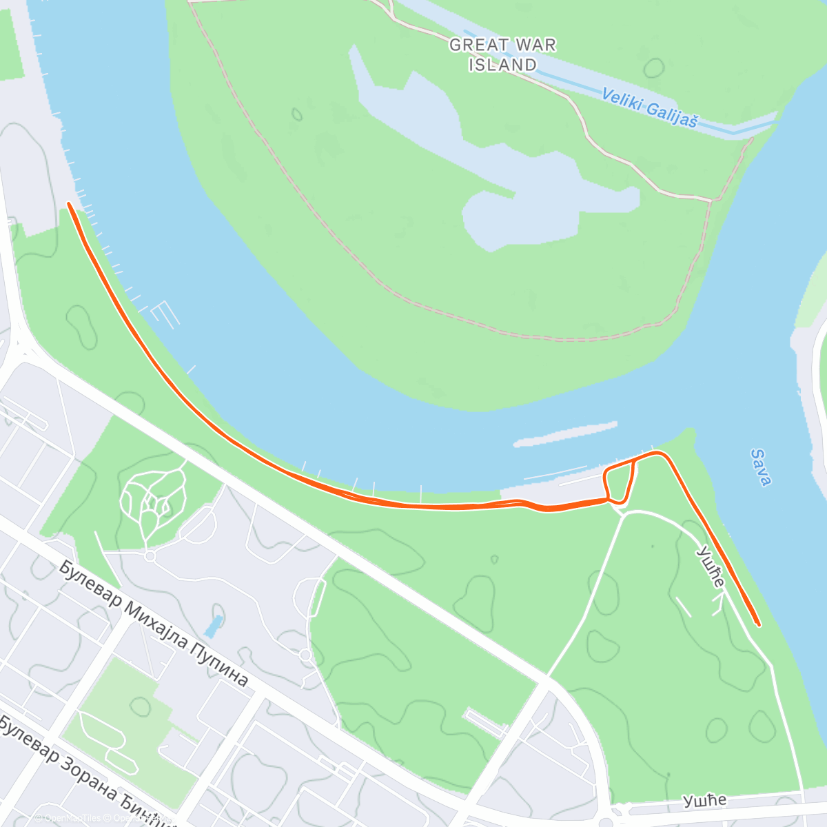 Map of the activity, S95. rs