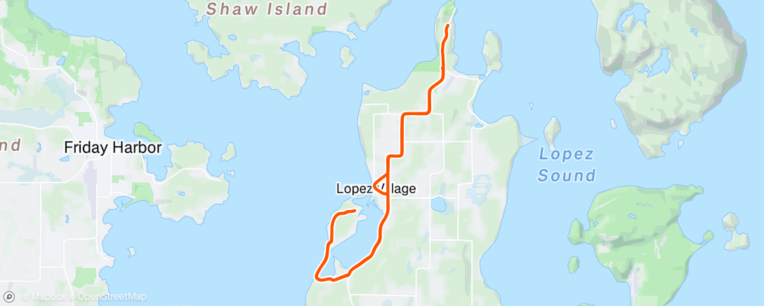 Map of the activity, Morning Ride