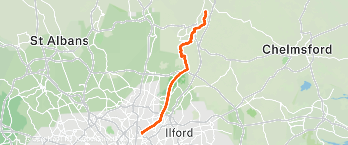 Route map for BEGINNERS G4 MAYFIELD FARM BAKERY (ONE WAY) – G4 26MI 1550FT
