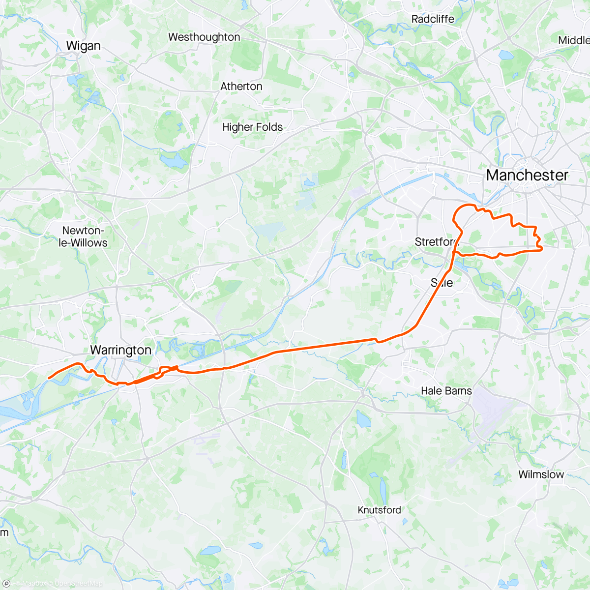 Map of the activity, Fixed Gear 45