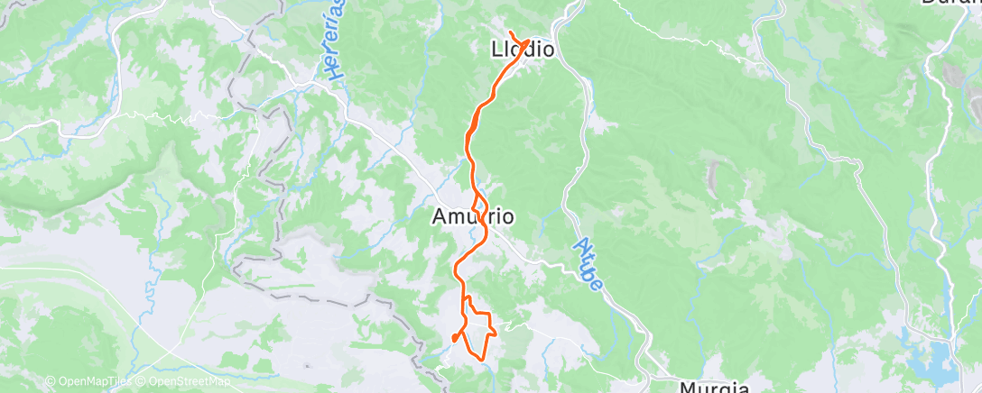 Карта физической активности (Morning Ride)