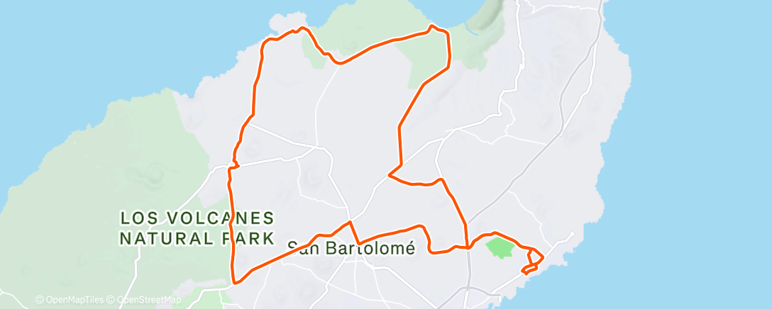 Map of the activity, Solo-Runde