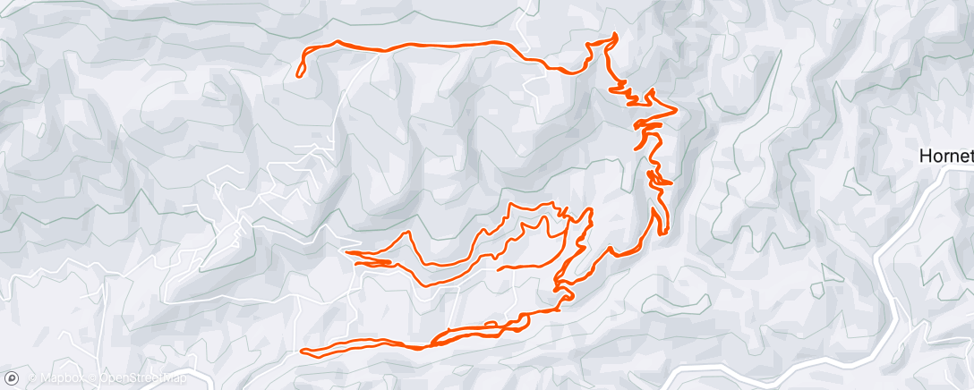 Map of the activity, Indiana Jones