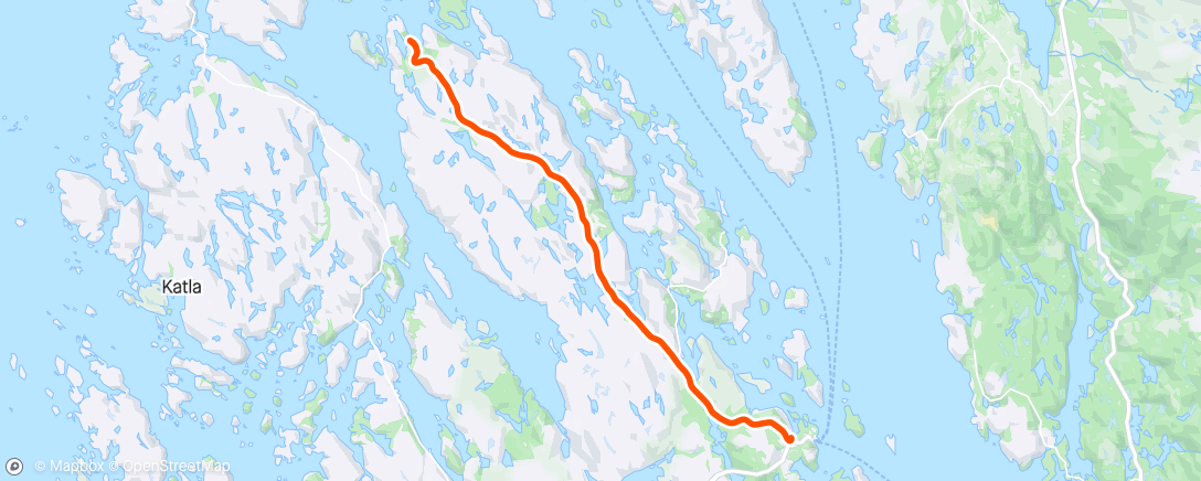 Map of the activity, Run #30/2024 Friskluft 🏃‍♀️