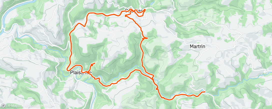 Carte de l'activité