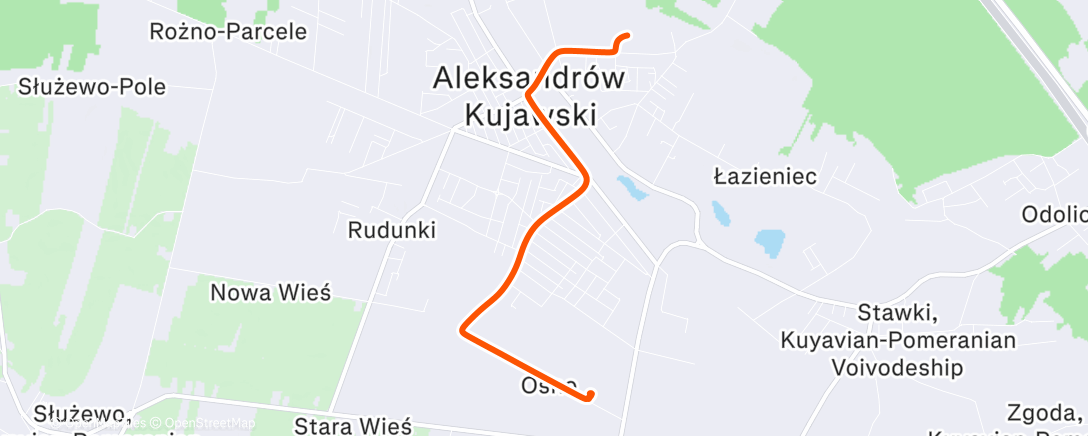 Map of the activity, Morning Ride