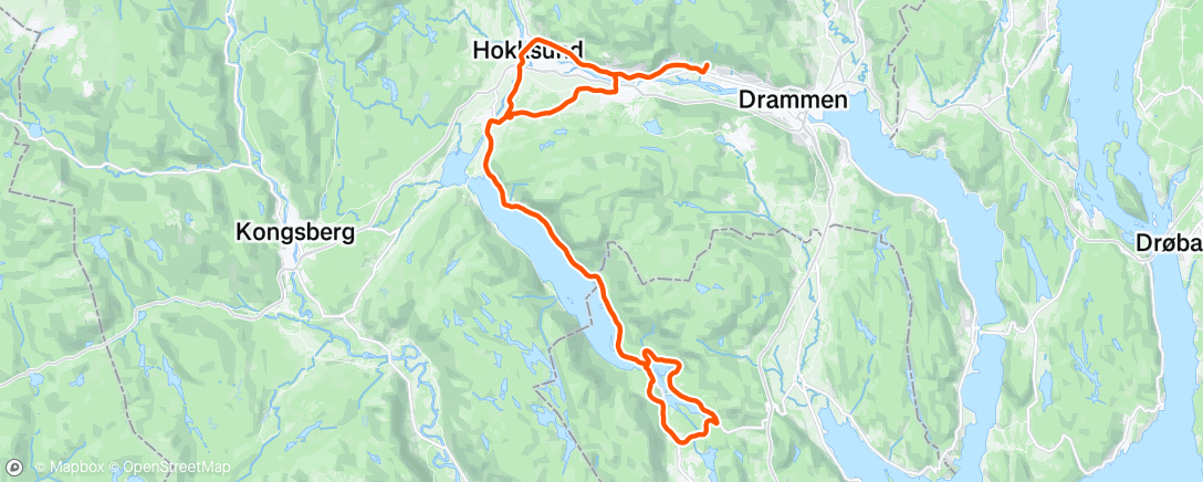 Map of the activity, Søndagstrill til Eidsfoss med Jarle 🙌