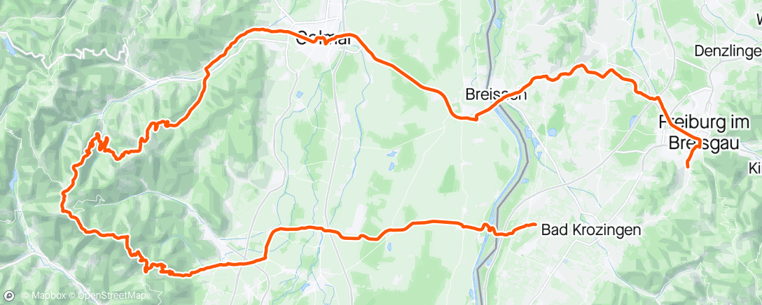 Map of the activity, Freiburg Day 5. 🏔🎈