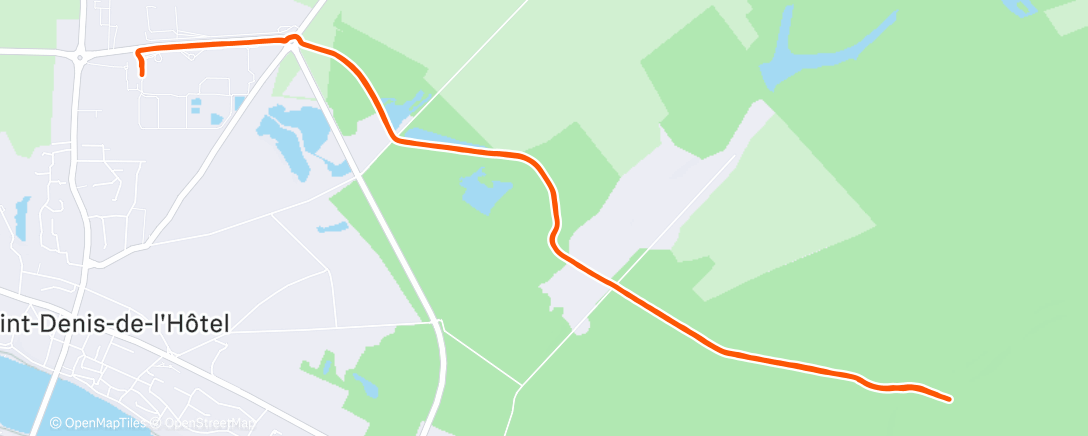 Map of the activity, [Pause déj] - dernier footing de l'année🏃🏻🤐🌲