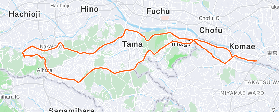 Карта физической активности (Ride 🌤️ 1°C)