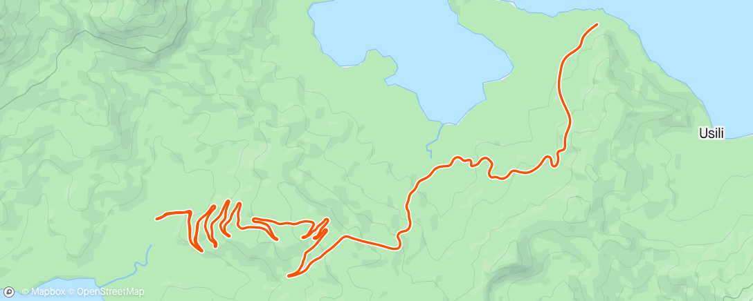 Map of the activity, Zwift - 40/20's into FTP #1 on Road to Sky in Watopia