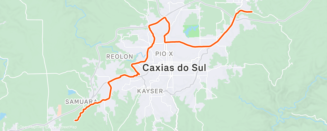 Map of the activity, Ultimo regenerativo de 2025