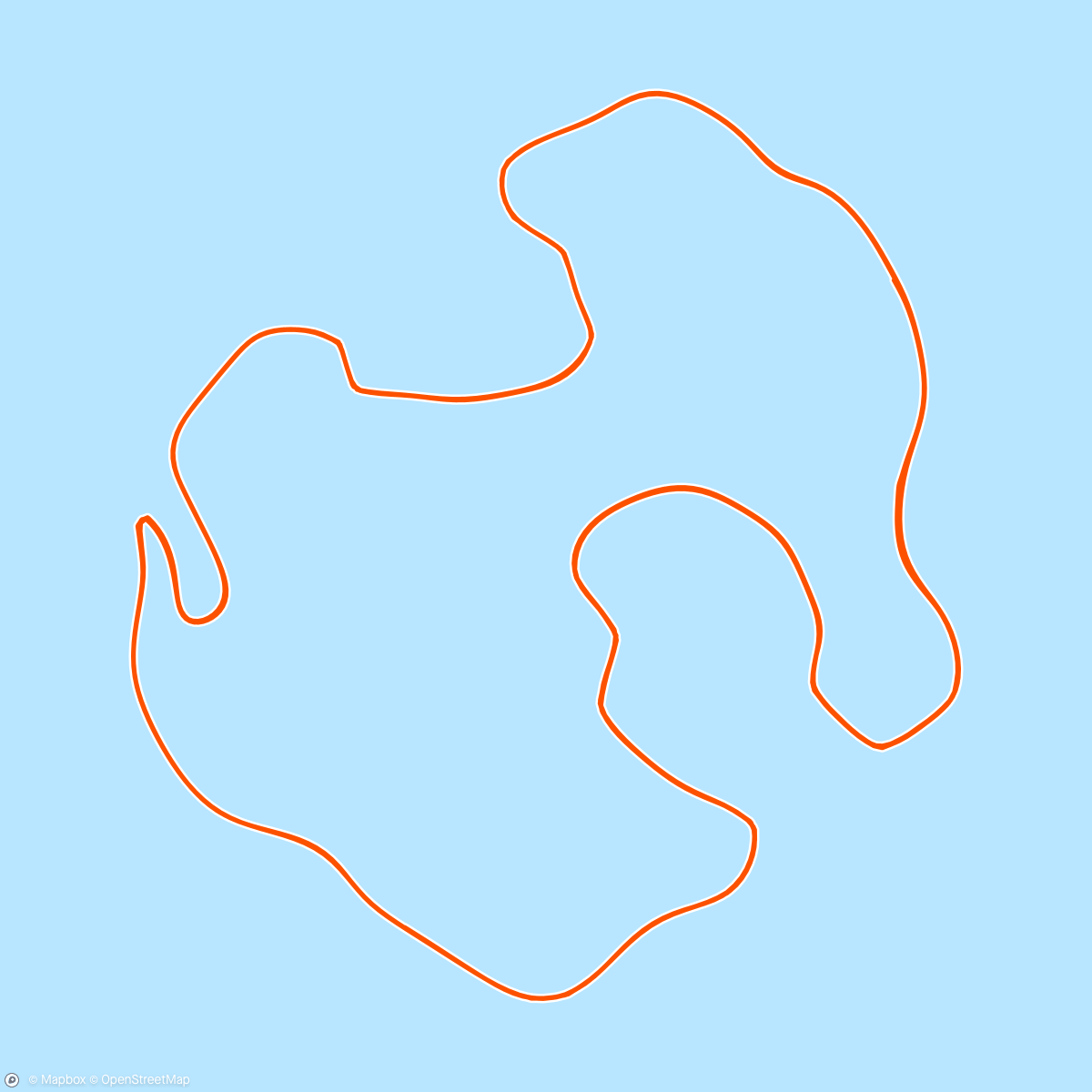 Map of the activity, Zwift - Lavender Unicorn in Watopia