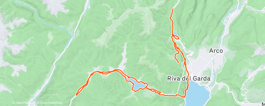 Map of the activity, Morning Ride
