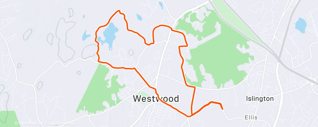 Map of the activity, Hale Road ❄️