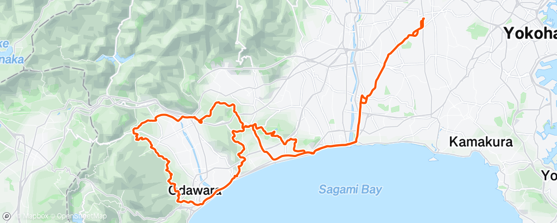 Map of the activity, 朝のライド