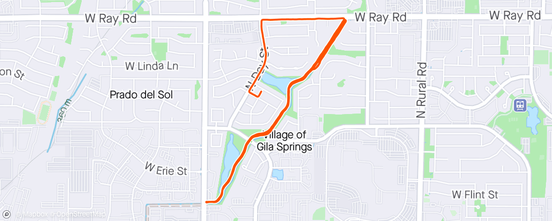 Map of the activity, Race paces