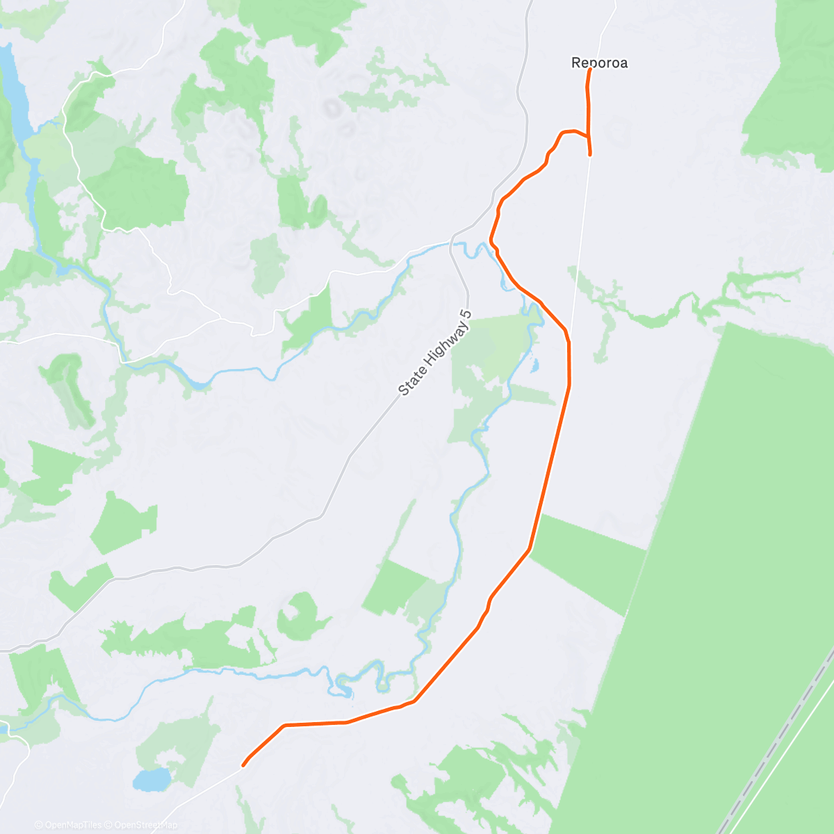 Map of the activity, ROUVY - IRONMAN 70.3 Taupo 2021 40 km
