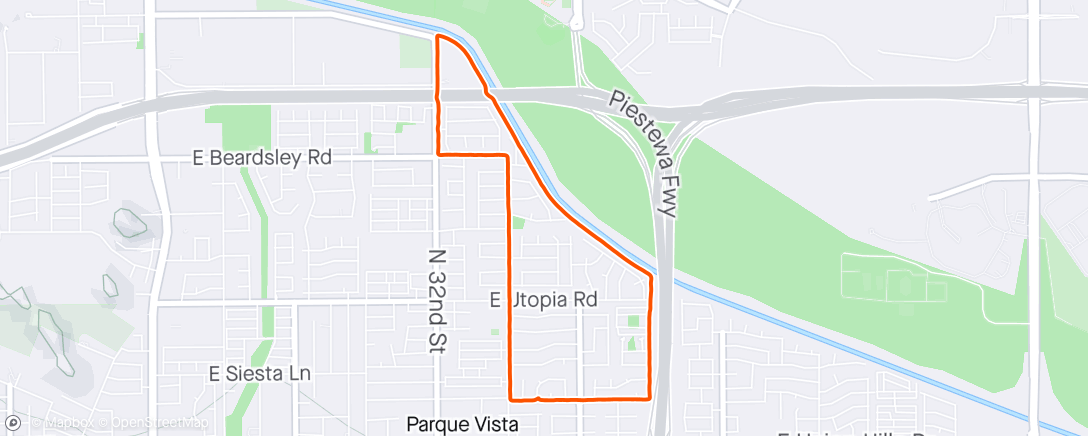 Map of the activity, Canal loop