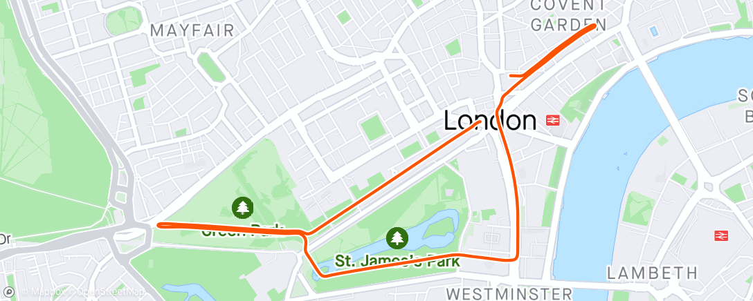 Map of the activity, Zwift - Classique in London