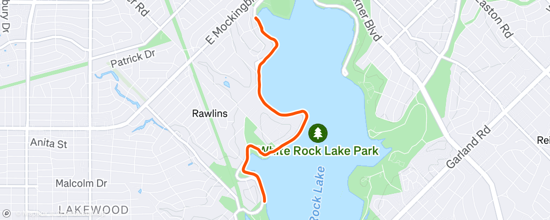 Map of the activity, Sunday morning with WRRC