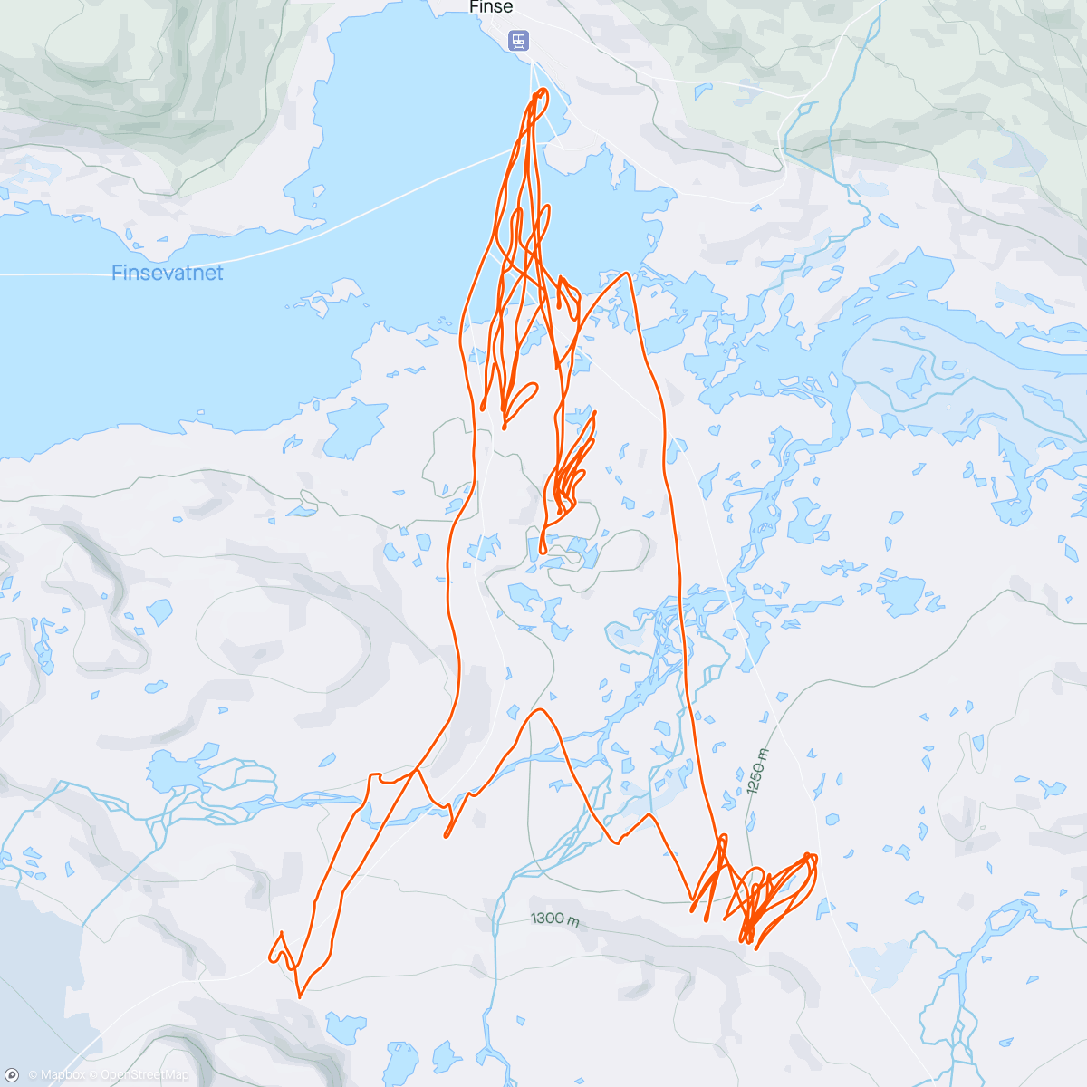 Карта физической активности (Appelsinkite - klassisk påske på Finse! 🧡)