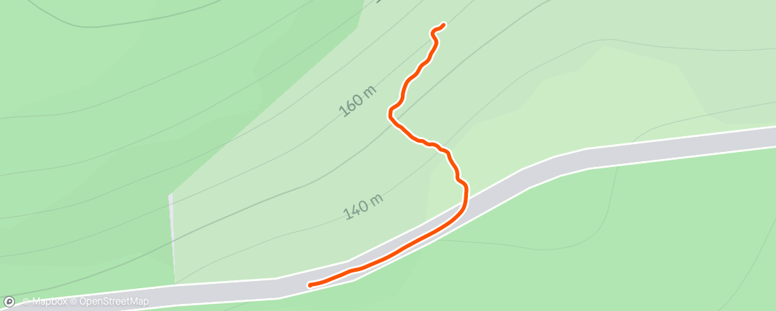 Map of the activity, Afternoon Walk