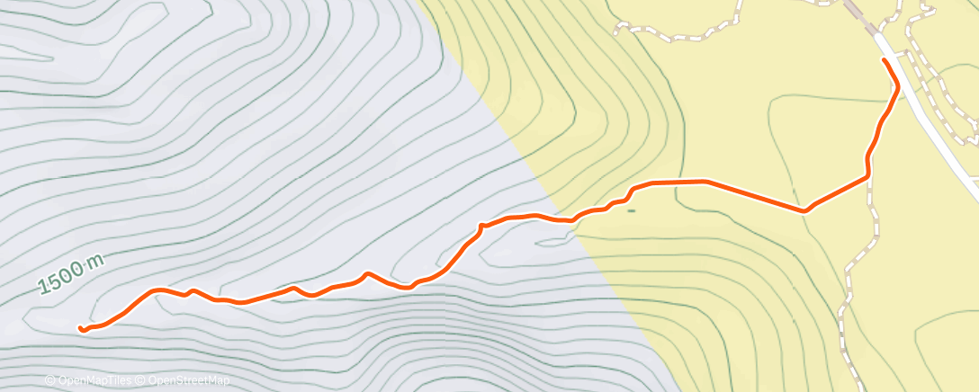Map of the activity, Lunch Run