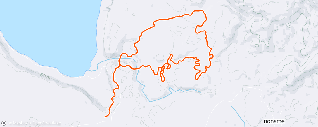 Map of the activity, Zwift - 30/30 Anaerobic #1 in Makuri Islands