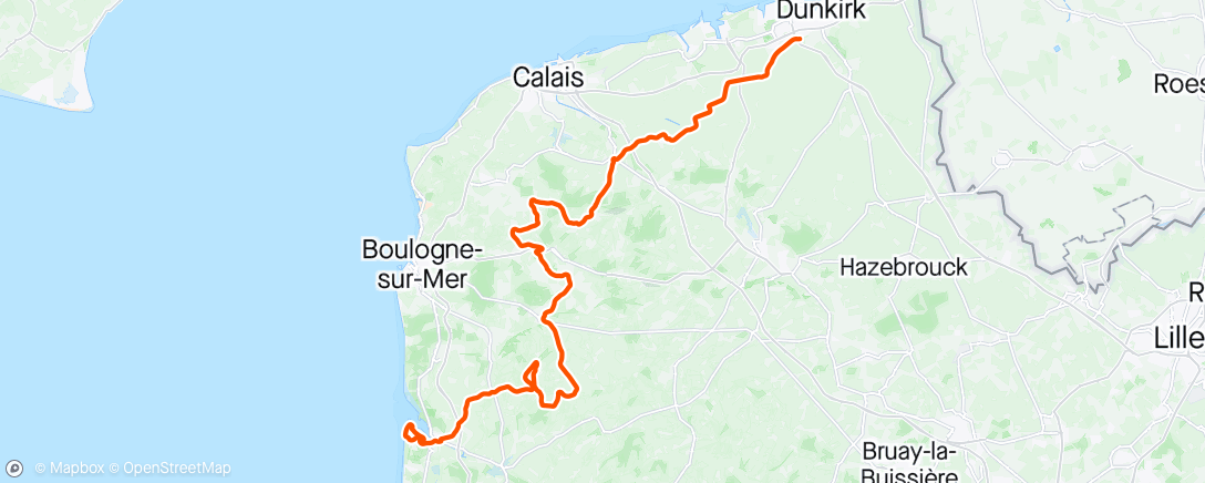 Mapa de la actividad (Dunkerque #1)