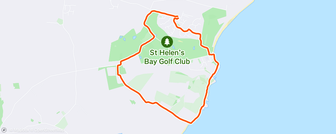 Map of the activity, Morning Walk