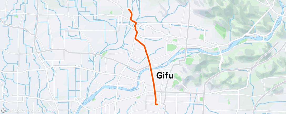 Map of the activity, Afternoon Ride