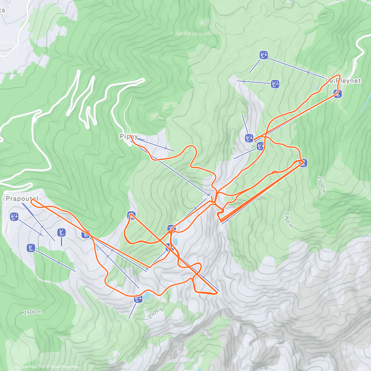 Map of the activity, Le drapeau de la tristesse