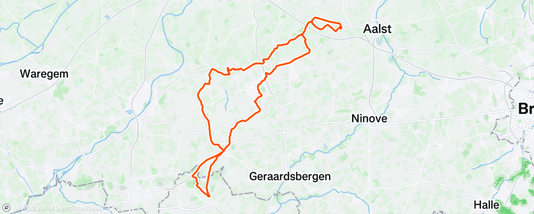 Map of the activity, Vloesberg met Ronny