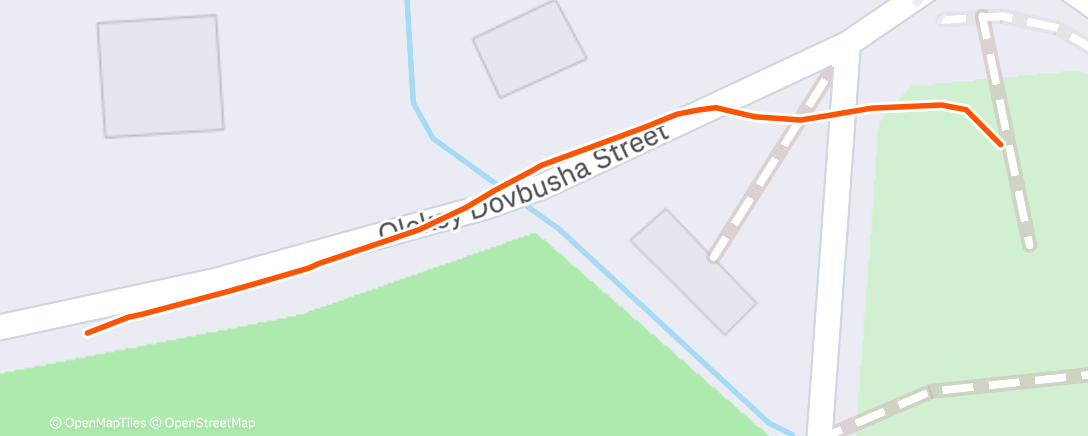 Map of the activity, Walking with a toddler during the snowstorm. ☃️  Just happy to have a snow around. 👏