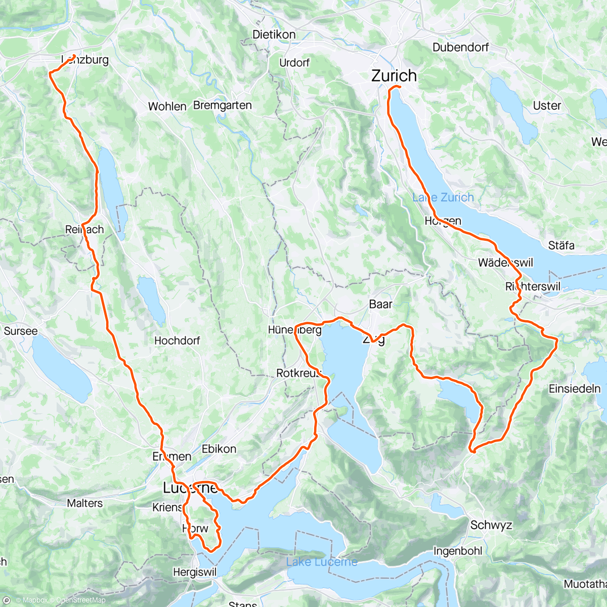 Map of the activity, When my faith was shattered, I improvised some lakes and an alternative gelato