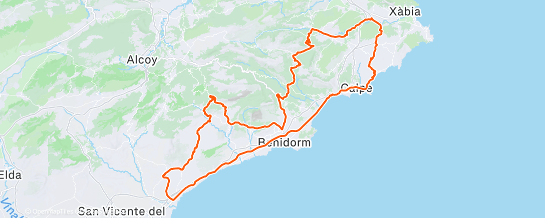 Map of the activity, El sol ha vuelto ☀️