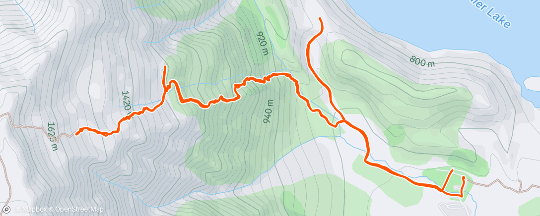 Map of the activity, Sealy Tarns 🤩