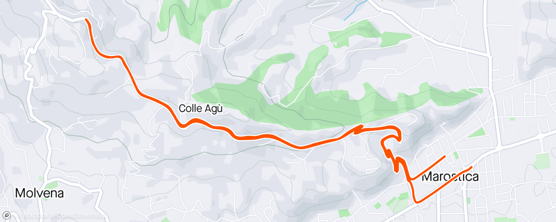 Map of the activity, FLOW Cycling Academy