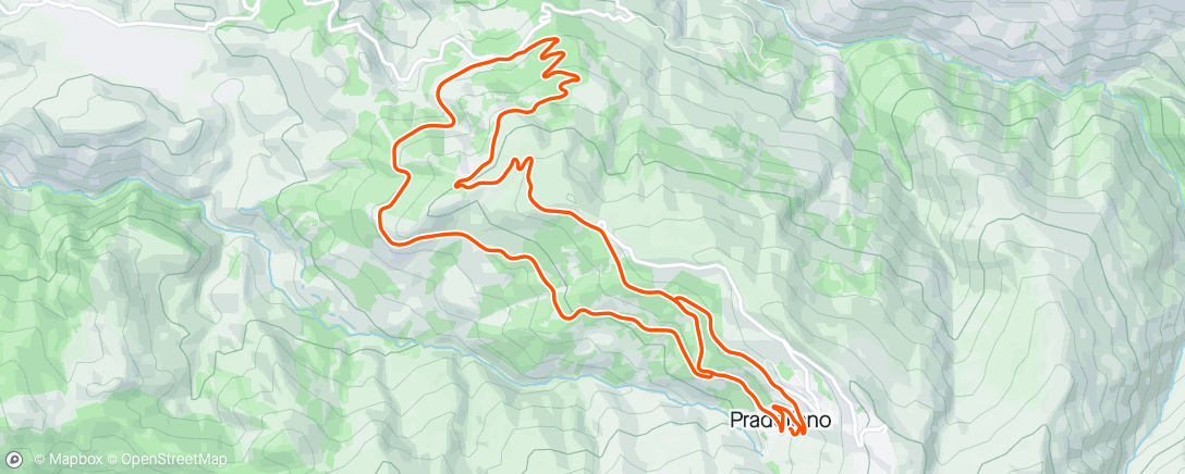 Map of the activity, Sierra Nevada #7