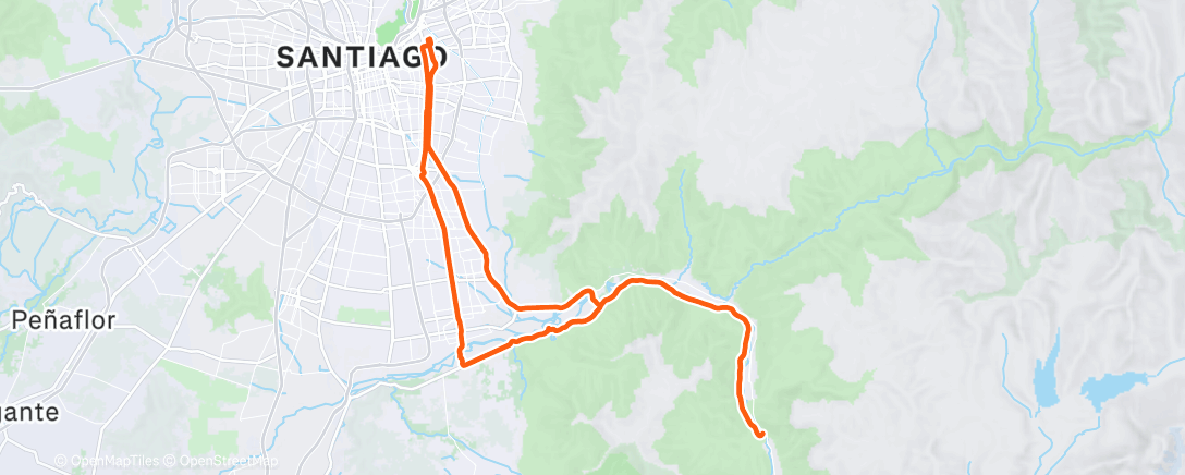 Map of the activity, El Toyo