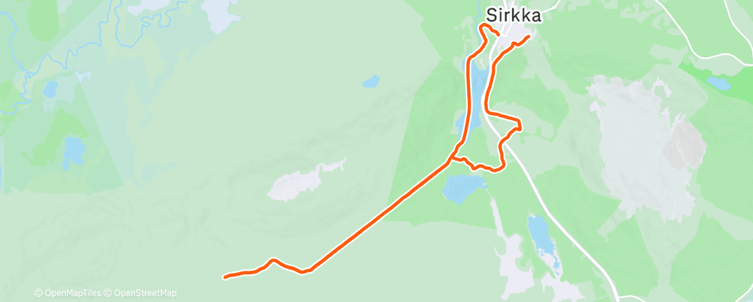 Карта физической активности (Morning Backcountry Ski Mutta Ladulla)