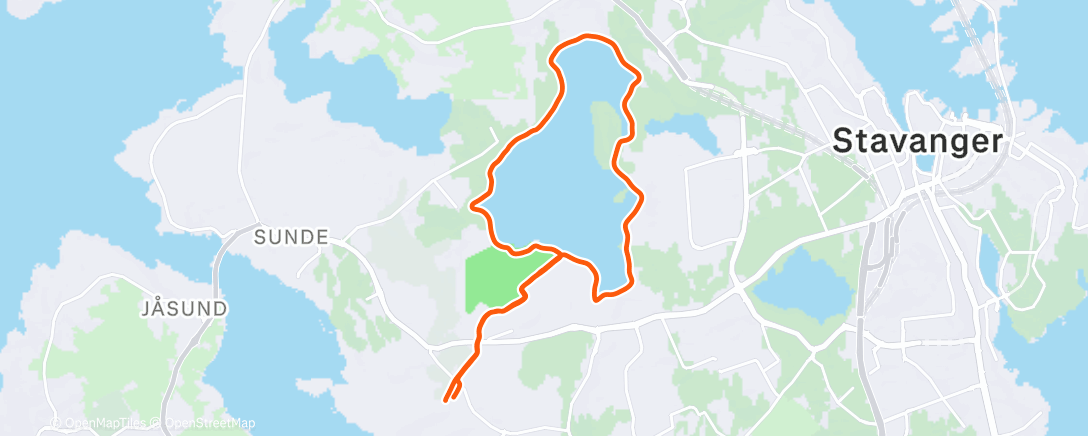 Карта физической активности (Afternoon Run)