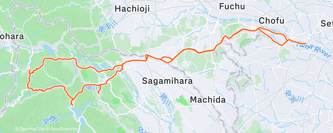 Map of the activity, Ride 🌤️ 4°C